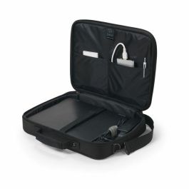 Dicota Eco Multi BASE Funda Maletín Protectora para Portátil 15-17.3" con Compartimento Acolchado Poliéster rPET Sostenible Negra