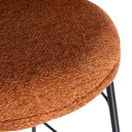 Taburete Terracota Tejido-Metal Salón 46,50 X 46,50 X 90 cm