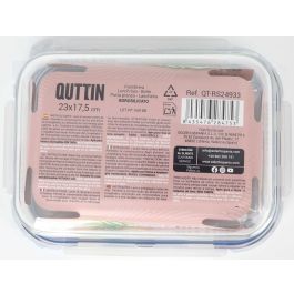 Inde Fiambrera Rectangular con Tapa Hermética 23 x 17.5 cm "Boho" (6 Unidades)