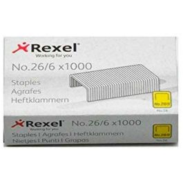 Grapas Rexel 1000 Piezas 26/6 (20 Unidades)