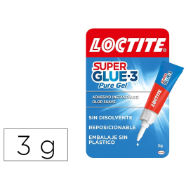 Loctite Pegamento Instantáneo Gel 3g Adhesivo Reposicionable Multimaterial para Madera, Plástico, Porcelana Precio: 7.49999987. SKU: B1AJD3MPQD