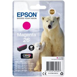 Epson C13T26134012 Cartucho de Tinta Magenta 26 Oso Polar, Rendimiento Estándar, Pigmento, 4.5ml, 300 Páginas Epson C13T26134012 Cartucho de Tinta Magenta 26 Oso Polar, Rendimiento Estándar, Pigmento, 4.5ml, 300 Páginas Precio: 34.89000031. SKU: B18XT54MRF