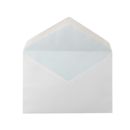 Liderpapel Sobre N.7 Blanco Comercial Normalizado 120x176mm Engomado Caja 500 Unidades