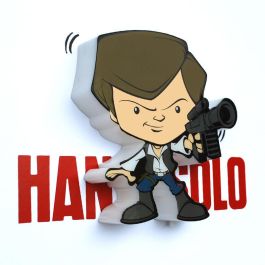 3D Light FX Lámpara Mini Hans Solo Star Wars LED 3D FX - Nunca se calienta