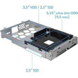 Chieftec BE-10B-300 Torre PC SFF micro ATX/Mini-ITX Negra con Fuente de Alimentación 300W 80 PLUS Bronze