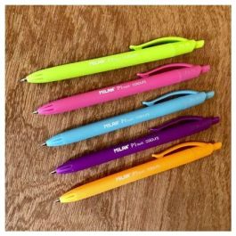 Caja de Bolígrafos de Tinta Retráctil Milan P1 Touch Colours 176552212/ 12 unidades/ Verde Lima