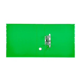 Liderpapel Archivador de Palanca A4 Filing System Forrado Lomo 80mm Verde con Caja y Compresor Metálico