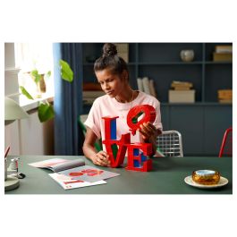 LEGO 31214 Art LOVE Set de Construcción para Adultos - Decoración y Regalo para Parejas