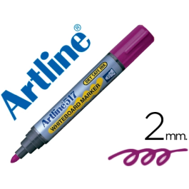Artline EK-517 Rotulador para pizarra blanca, punta redonda 2 mm, color violeta Precio: 14.58999971. SKU: B17QQWAWGF