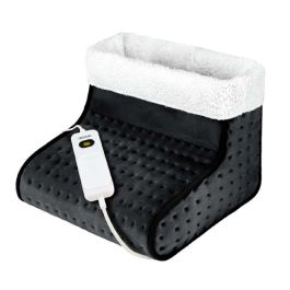 Cecotec Calientapiés HeatConfort Negro y Gris 100 W Unisex con Apagado Automático