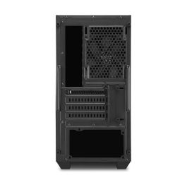 SHARKOON V1000 Mini Tower Negro Caja Micro-ATX con Flujo de Aire Óptimo