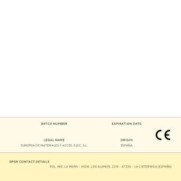 Edm Spa Toma teléfono y ADSL superficie blanco polipropileno 80x35x80mm