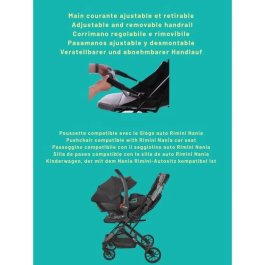 Nania NAN3760425910120 Cochecito compacto MYLA 4 ruedas Negro