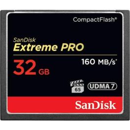 Sandisk Tarjeta de Memoria CF Extreme PRO 32GB 160MB/s Lectura 150MB/s Escritura Precio: 81.99000051. SKU: B1JEYCPWVG