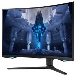 Samsung LS32BG750NPX Monitor Gaming 32" 4K UHD 165Hz 1ms Mini-LED Quantum HDR 2000 Curvo 1000R G-Sync Compatible FreeSync Premium Pro Negro