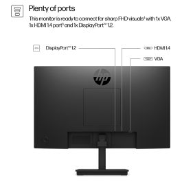 HP Monitor 9U5B0UT 21.5 pulgadas FHD IPS 100Hz Antirreflectante