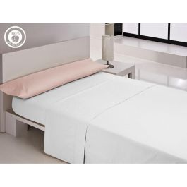 Funda de almohada Happy Home LISOS COTTON Blanco Funda de almohada Happy Home LISOS COTTON Blanco