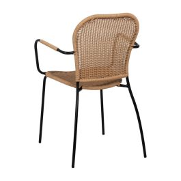 Silla Natural Pe-Acero Salón 57 X 57 X 87 cm