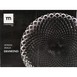 Vajilla Diamond 18 Piezas - La Mediterranea (2 Unidades) Vajilla Diamond 18 Piezas - La Mediterranea (2 Unidades)