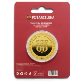 FC Barcelona Moneda Conmemorativa Lamine Yamal Coleccionista Zamak Acabado Dorado Caja Individual