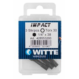 Juego de puntas WITTE Torx TX 20 3 Unidades 3 Piezas