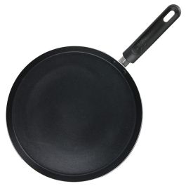 Totally Addict Sartén Crêpes Chandeleur con Utensilios de Aluminio Ø 28 cm para Todo Tipo de Fuegos, Incluye Rastrillo y Espátula