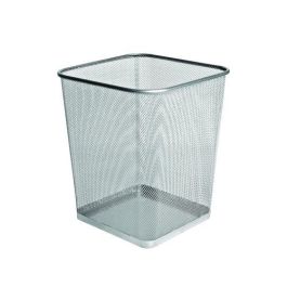 Papelera Metalica Forofis Malla Cuadrada Plateada Precio: 9.99193316. SKU: B15RJ9MVFP