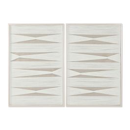 Cuadro Urban DKD Home Decor Beige Blanco 3 x 90 x 60 cm (2 Unidades) Precio: 79.49999959. SKU: B1FS9GVSJE