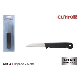 Wooow Set de 4 Cuchillos Pelador Negros Cuyfor - Pieza de 16 cm (36 Unidades) Precio: 41.03999955. SKU: B16XSYLKAR
