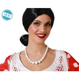 Collar Calado Corto con Perla Central Blanca para Disfraz de Flamenca Collar Calado Corto con Perla Central Blanca para Disfraz de Flamenca Precio: 1.49999949. SKU: B1EGYFC6GQ
