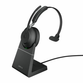 Jabra Evolve2 65 Mono UC Auricular con diadema Negro, Carga USB y Bluetooth con Link 380a y Base de Carga
