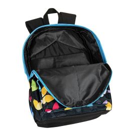 PERONA Mochila Escolar Mariposas 43cm Extraíble adaptable a carro, Tirantes acolchados y reflectantes, Doble refuerzo