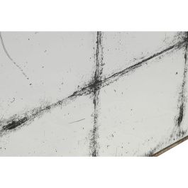 Espejo de pared Home ESPRIT Negro Dorado Vintage Ventana 80 x 4 x 80 cm