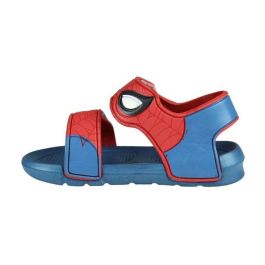 Cerdá Sandalias de Playa Spiderman Rojas para Niño, Calzado Infantil de Verano - Talla 24/25