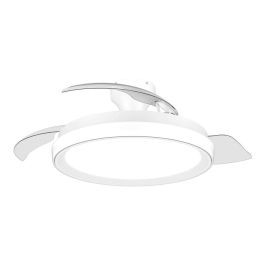 Philips Bliss - Ventilador de Techo Led Aspas Retráctiles, 3 CCT, Motor DC 28W + 35W, Blanco, Ø106 cm Precio: 212.0041. SKU: B1AT46CYRP
