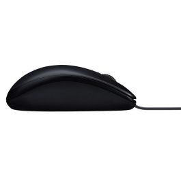 Logitech M90 Ratón Óptico USB con Cable Negro, 1000 dpi, Ergonómico, Control Preciso para Ordenador