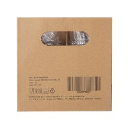 La Mediterranea Vaso Refresco 450 ml Ps. Dimensiones: 8,4 cm (ancho) x 14,4 cm (alto) x 8,4 cm (largo) (24 Unidades)