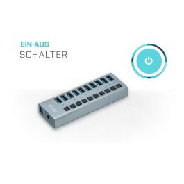 Hub USB i-Tec U3CHARGEHUB10