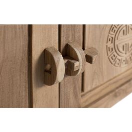 Giner y Colomer Mueble TV Madera Maciza de Teca 170 cm Natural