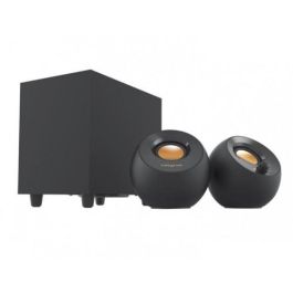 Creative Labs 51MF0480AA000 Pebble Plus Altavoces 2.1 Negro 8W para Hogar