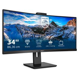Philips 346P1CRH Monitor 34 Pulgadas VA Curvo 1500R 3440x1440 100Hz 4ms USB-C HDMI DP