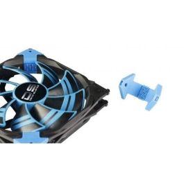 VENTILADOR AEROCOOL DEAD SILENCE AZUL - VENTILADOR 14CM - 14.2dBA - CONECTOR 3 PINES - ADAPTADOR MOLEX - TORNILLOS Y REMACHES DE GOMA