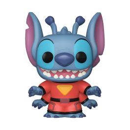 FUNKO Figura Bitty POP! Ride Disney Stitch con Carrito Red One, Vinilo 2.3-3.3 cm, Estuche Acrílico Desmontable