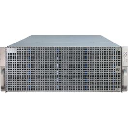 Inter-Tech 4U-4424 Rack Servidor, ATX/EATX/mATX/Mini-ITX/EEB, 27 Bahías (1x 3.5", 26x 2.5" Hot-Swap), Negro/Plata, 4U