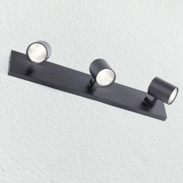 Lumiastra LUM-P3GU10-B Aplique de Pared Orientable de Aluminio para Interior 3xGU10