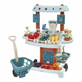 Ecoiffier Puesto de Mercado Rodante para Niños con Balanza, Terminal de Tarjeta, Monedas y Accesorios - 41 Piezas - Desde 18 Meses Precio: 47.88999952. SKU: B17RCCC5Q4
