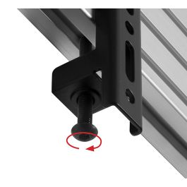 B-Tech System X Brazos Interfaz Universal VESA 200 para pantallas de hasta 47", carga 70 kg, Negro - Instalaciones Multipantalla