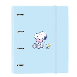 Carpeta de anillas Snoopy Love Azul 27 x 32 x 3.5 cm Precio: 17.99000049. SKU: B1C8JGD8B2