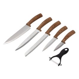 San Ignacio Juego de cuchillos 5 piezas acero inoxidable - Chef, panero, trinchador, multiusos y pelador Precio: 12.50000059. SKU: B1J85G5LG4