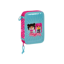 Plumier Doble Pinypon Azul Rosa 12.5 x 19.5 x 4 cm (28 piezas) Precio: 11.88999966. SKU: B154XKYVV7